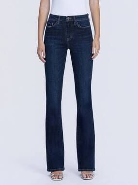 NEW FLYING MONKEY high rise bootcut jeans in dark blue